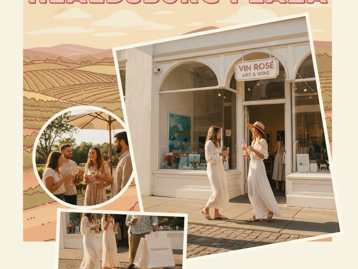 Boutique shopping in Healdsburg