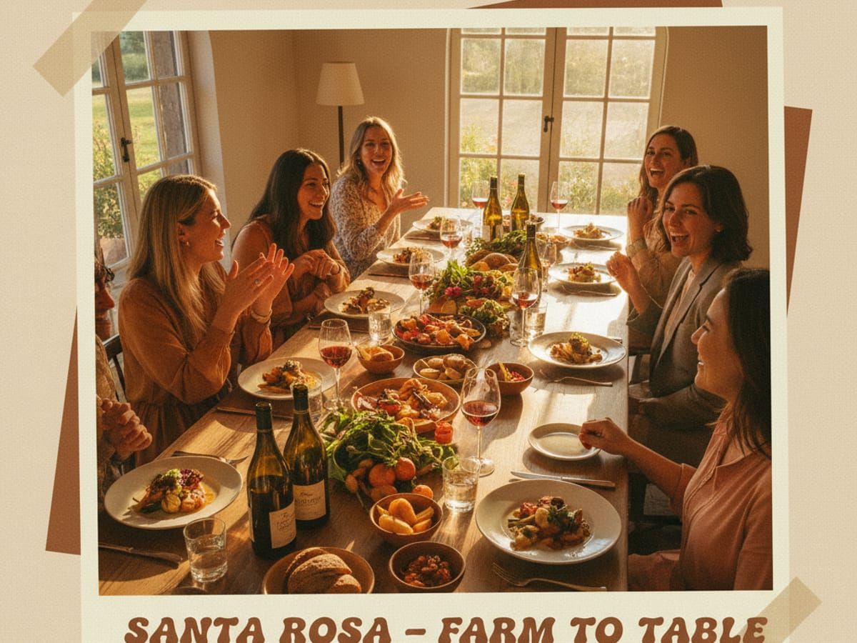 Farm-to-table dining in Santa Rosa